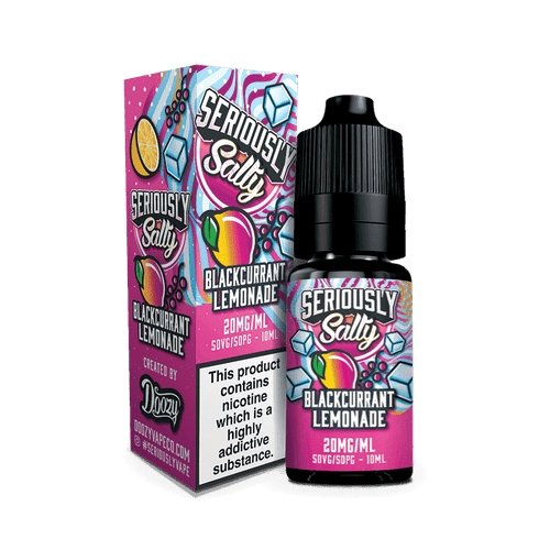 Seriously Salty 10ml Nic Salt (Pack of 10)-Blackcurrant Lemonade-vapeukwholesale