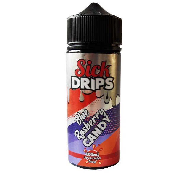 Sick Drips 100ml Shortfill-Blue Raspberry Candy-vapeukwholesale