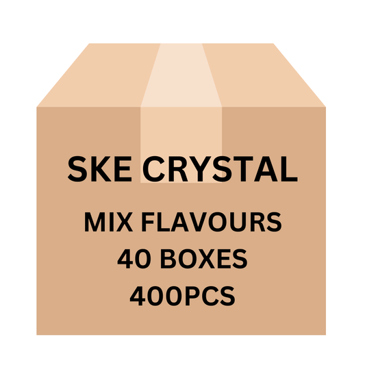 Ske Crystal 600 Puffs Mix Flavours Carton (40 boxes) 400pcs