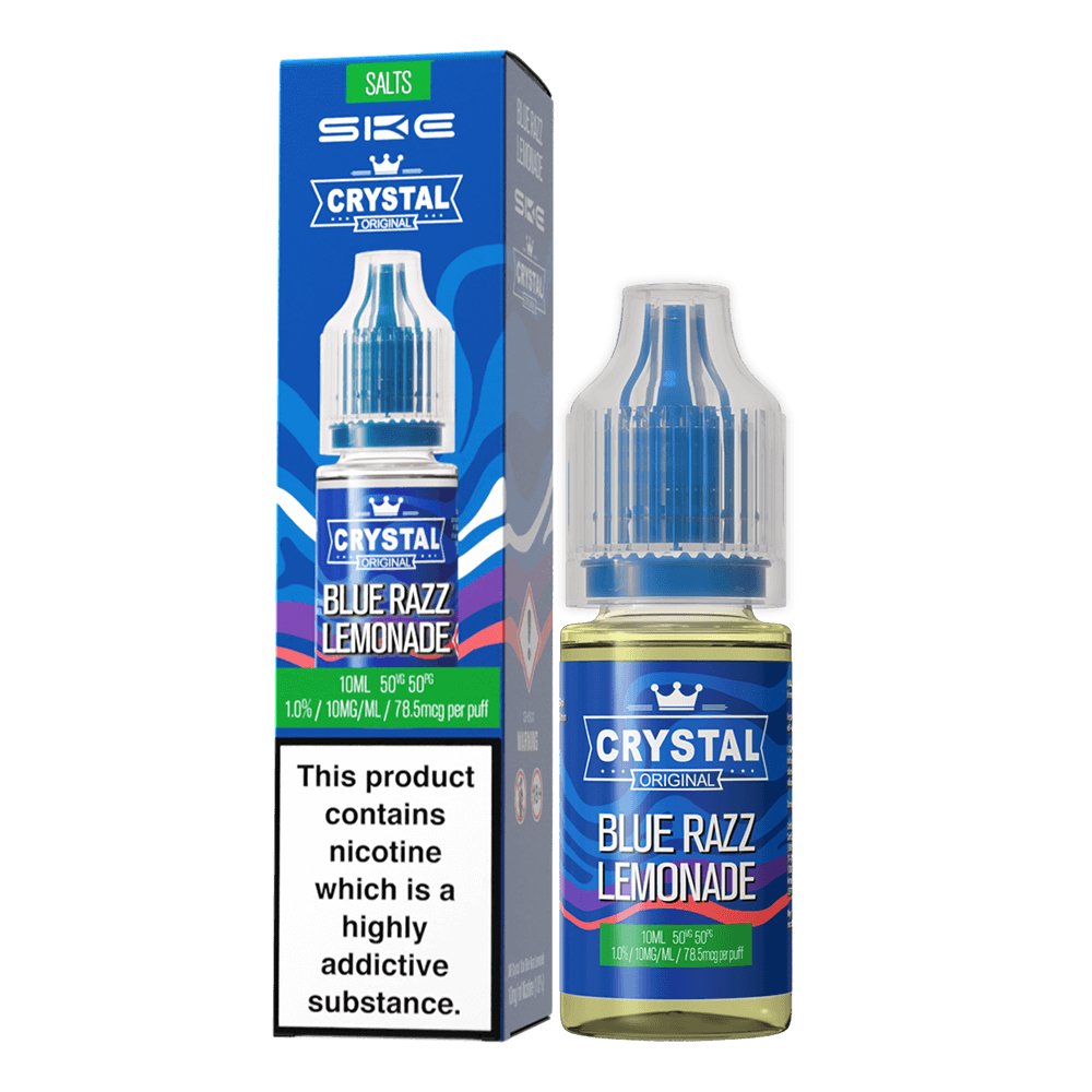 Ske Crystal Original Salts 10ml Nic Salts - Box of 10-Blue Razz Lemonade-vapeukwholesale