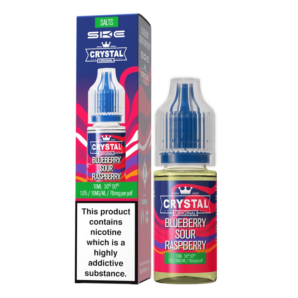 Ske Crystal Original Salts 10ml Nic Salts - Box of 10-Blueberry Sour Raspberry-vapeukwholesale