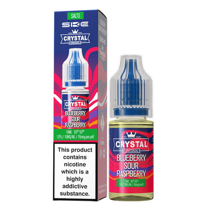 Ske Crystal Original Salts 10ml Nic Salts - Box of 10-Blueberry Sour Raspberry-vapeukwholesale