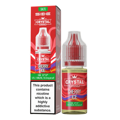 Ske Crystal Original Salts 10ml Nic Salts - Box of 10-Cherry Ice-vapeukwholesale