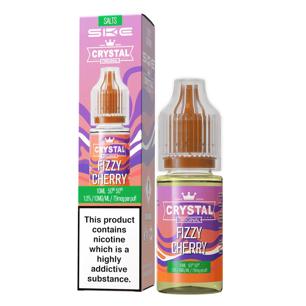 Ske Crystal Original Salts 10ml Nic Salts - Box of 10-Fizzy Cherry *New*-vapeukwholesale