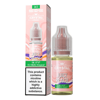 Ske Crystal Original Salts 10ml Nic Salts - Box of 10-Juicy Peach *New*-vapeukwholesale