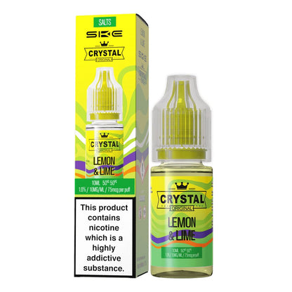 Ske Crystal Original Salts 10ml Nic Salts - Box of 10-Lemon & Lime-vapeukwholesale