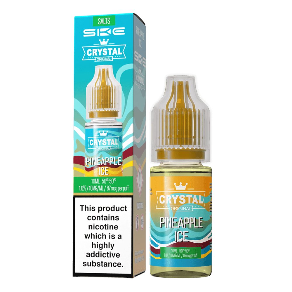 Ske Crystal Original Salts 10ml Nic Salts - Box of 10-Pineapple Ice *New*-vapeukwholesale