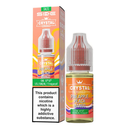 Ske Crystal Original Salts 10ml Nic Salts - Box of 10-Pineapple Peach Mango *New*-vapeukwholesale