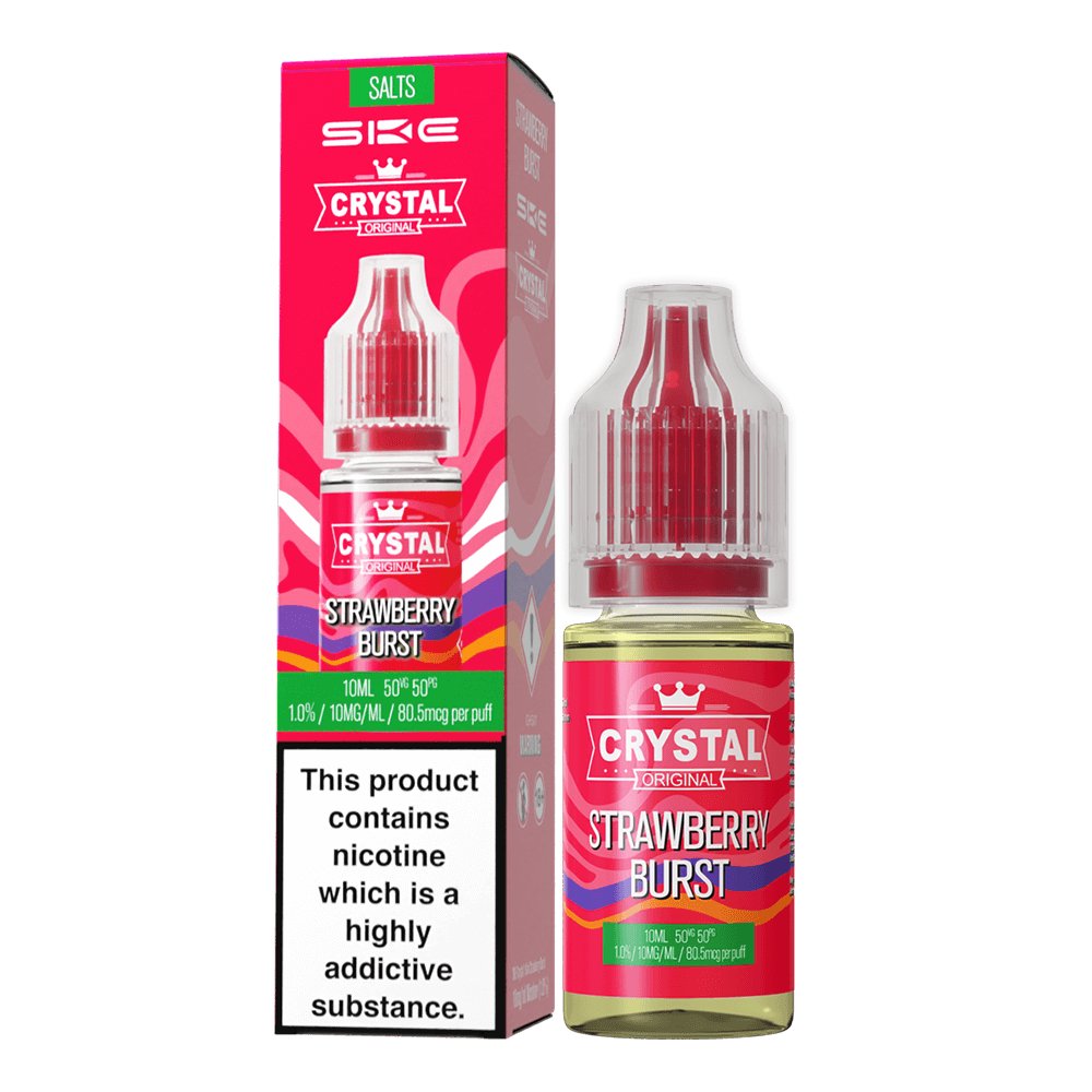 Ske Crystal Original Salts 10ml Nic Salts - Box of 10-Strawberry Burst-vapeukwholesale