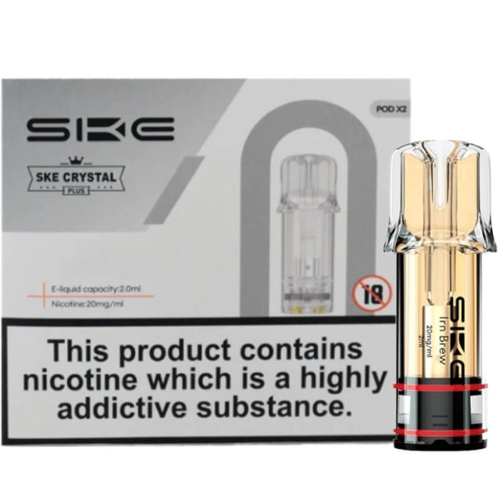 Ske Crytsal Plus Replacement Pods - Box of 10-Fire Brew (Box of 10)-vapeukwholesale