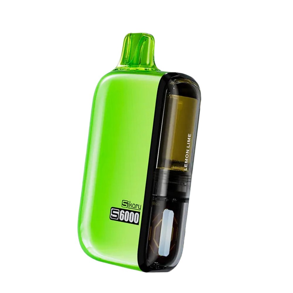 Ske Sikary S6000 Puffs Disposable Vape Pod Kit Box of 5-Lemon Lime-vapeukwholesale