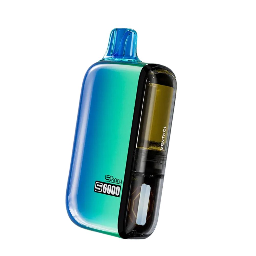 Ske Sikary S6000 Puffs Disposable Vape Pod Kit Box of 5-Menthol-vapeukwholesale