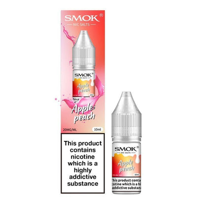 Smok Nic Salts 10ml E-liquids - Box of 10-Apple Peach-vapeukwholesale