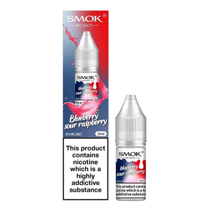 Smok Nic Salts 10ml E-liquids - Box of 10-Blueberry Sour Raspberry-vapeukwholesale