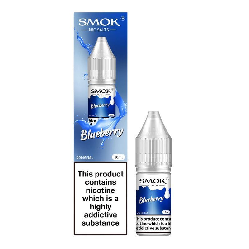 Smok Nic Salts 10ml E-liquids - Box of 10-Blueberry-vapeukwholesale