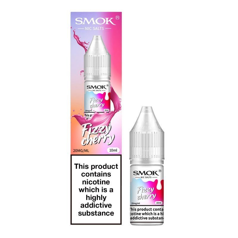 Smok Nic Salts 10ml E-liquids - Box of 10-Fizzy Cherry-vapeukwholesale