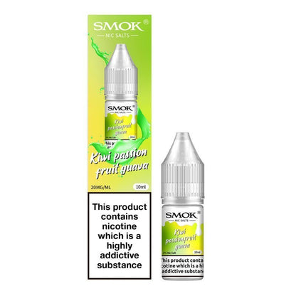 Smok Nic Salts 10ml E-liquids - Box of 10-Kiwi Passion Fruit Guava-vapeukwholesale