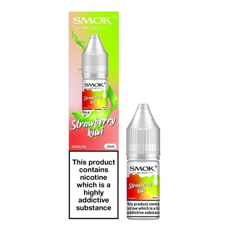 Smok Nic Salts 10ml E-liquids - Box of 10-Strawberry Kiwi-vapeukwholesale