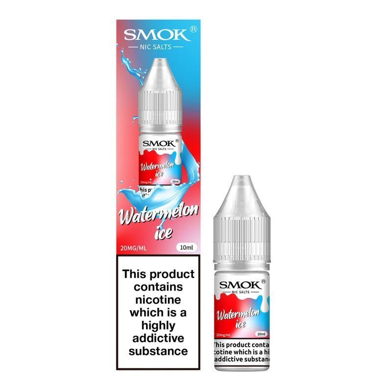 Smok Nic Salts 10ml E-liquids - Box of 10-Watermelon Ice-vapeukwholesale