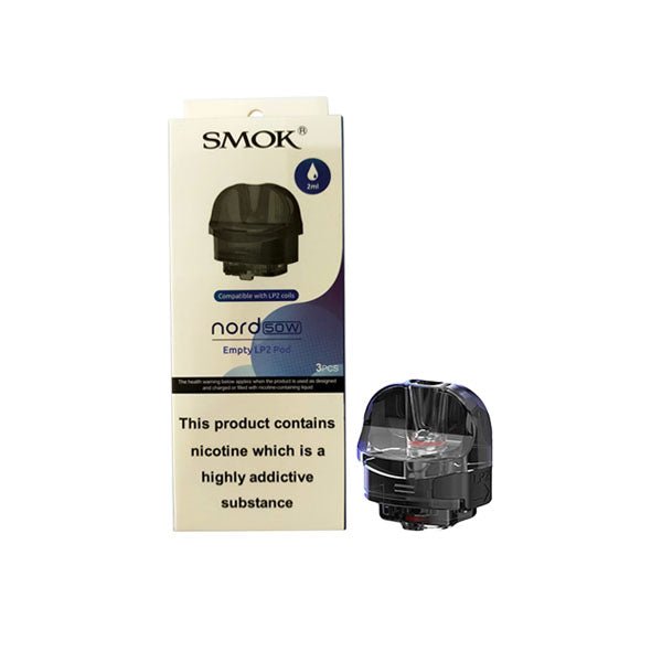 Smok Nord 50W Empty LP2 Pod 2ML- Pack of 3