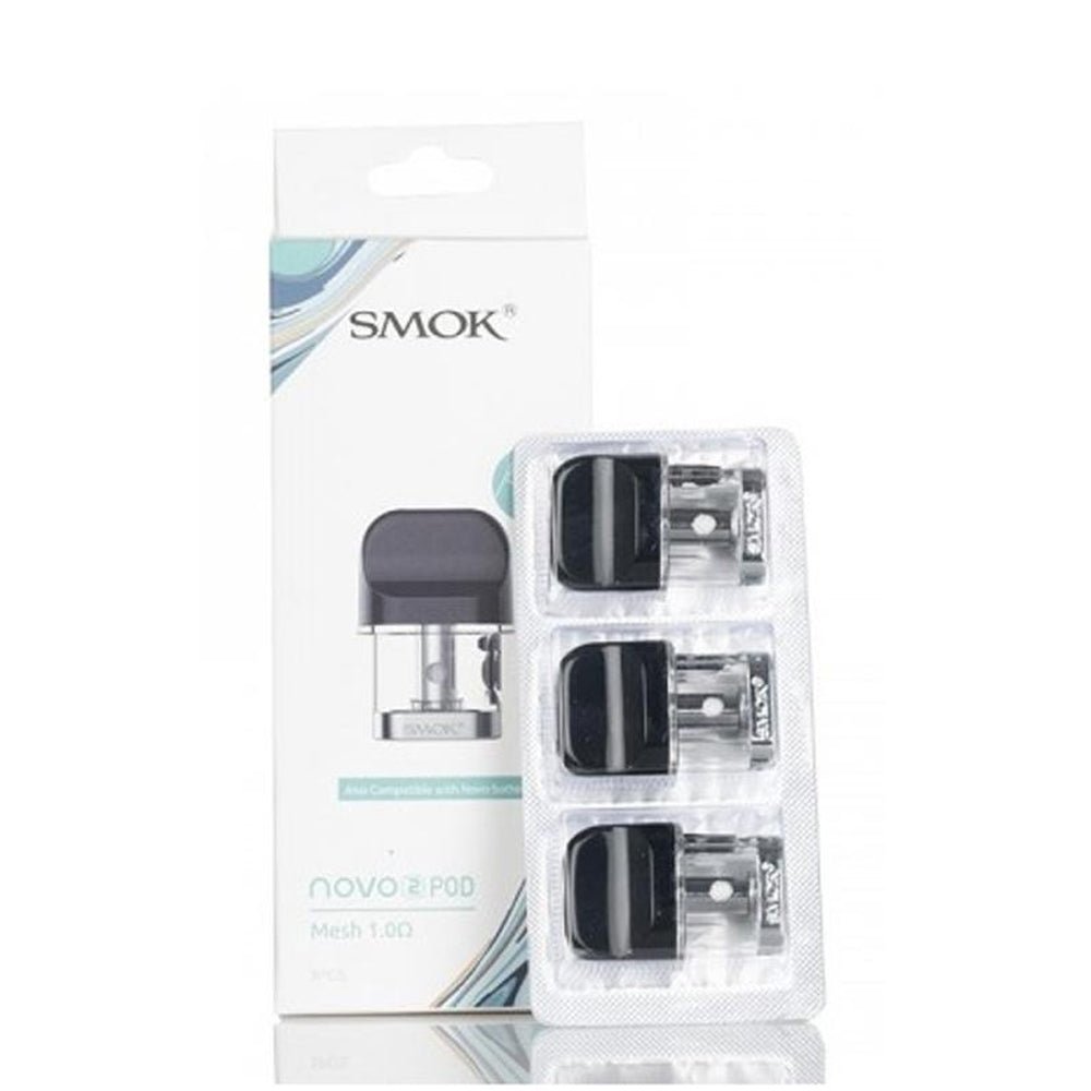 SMOK - NOVO 2 - POD / COILS-3x Mesh 1.0 ohm Pod-vapeukwholesale