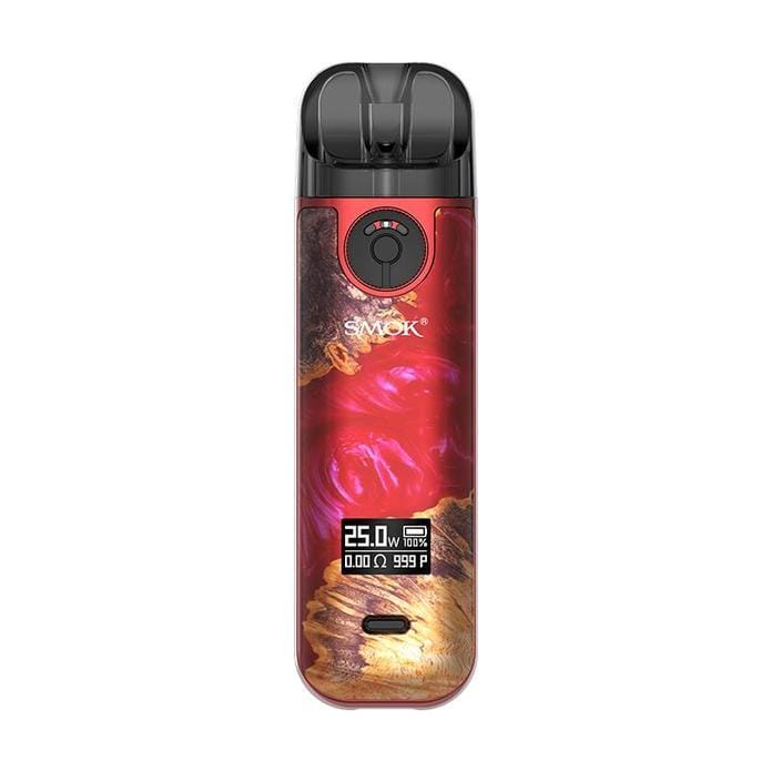 SMOK - NOVO 4 - POD KIT-Red Stablizing Wood-vapeukwholesale