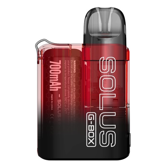 Smok Solus G Box Pod Kit-Transparent Red-vapeukwholesale