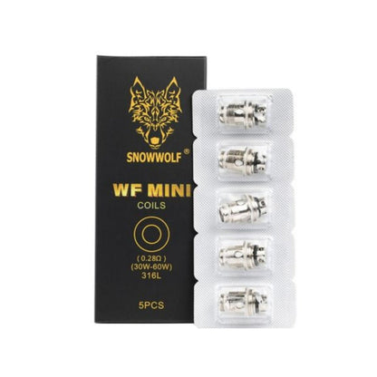 SNOWWOLF - MINI - COILS-5x WF MINI 0.28ohm-vapeukwholesale