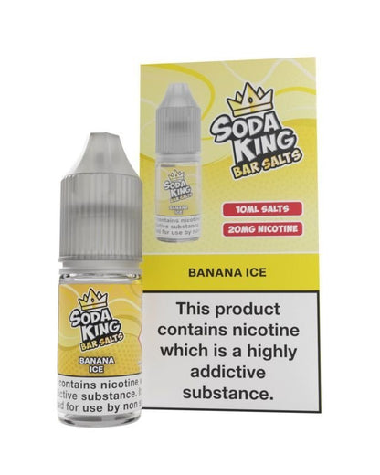 Soda King Nic Salt 10ml - Box of 10-Banana Ice-vapeukwholesale