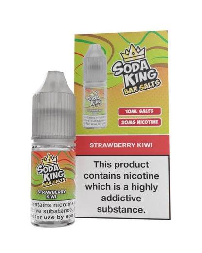 Soda King Nic Salt 10ml - Box of 10-Strawberry Kiwi-vapeukwholesale