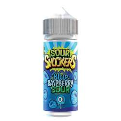 Sour Shockers 100ml E-Liquid-Blue Raspberry Sour-vapeukwholesale