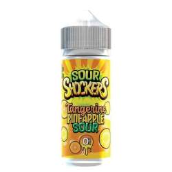 Sour Shockers 100ml E-Liquid-Tangerine & Pineapple-vapeukwholesale