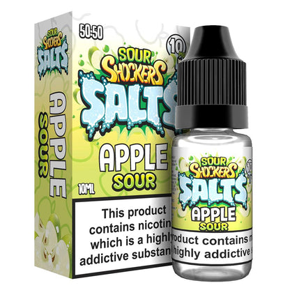 Sour shockers Nic Salt 10ml Pack of 5-Apple Sour-vapeukwholesale