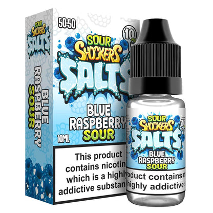 Sour shockers Nic Salt 10ml Pack of 5-Blue Raspberry-vapeukwholesale