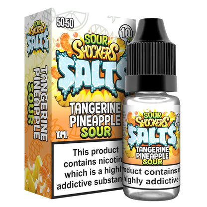 Sour shockers Nic Salt 10ml Pack of 5-Tangerine Pineapple Sour-vapeukwholesale