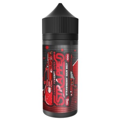 Strapped 100ML Shortfill-Strawberry Sour Belt-vapeukwholesale