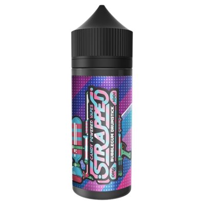 Strapped 100ML Shortfill-Bubblegum Drumstick-vapeukwholesale