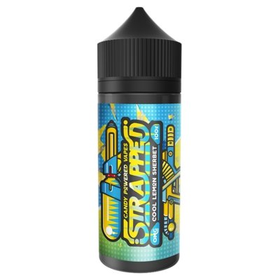 Strapped 100ML Shortfill-Cool Lemon Sherbet-vapeukwholesale