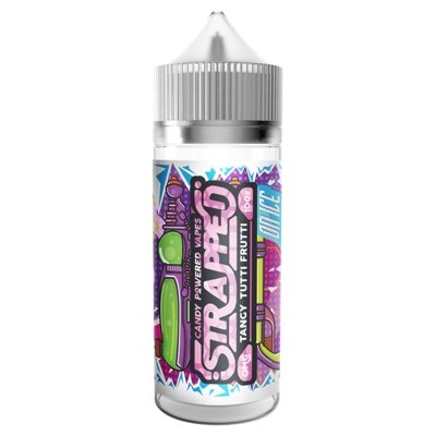 Strapped Ice 100ML Shortfill-Tangy Tutti Frutti On Ice-vapeukwholesale