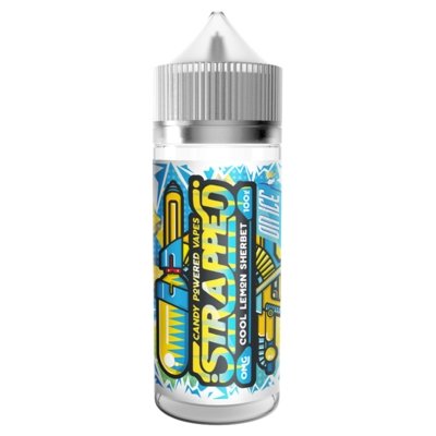 Strapped Ice 100ML Shortfill-Cool Lemon Sherbet On Ice-vapeukwholesale