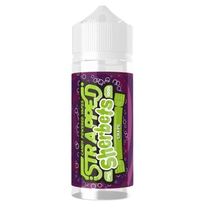 Strapped Sherbets 100ML Shortfill-Grape-vapeukwholesale