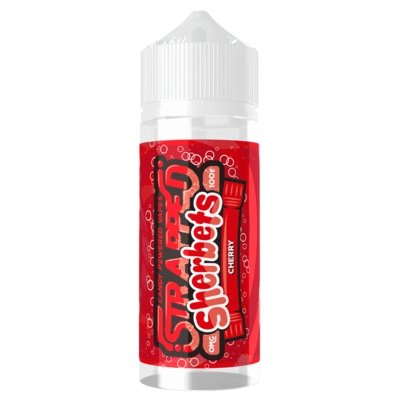 Strapped Sherbets 100ML Shortfill-Cherry-vapeukwholesale