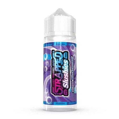 Strapped Slushies 100ml Shortfill-Grape Blackcurrant-vapeukwholesale