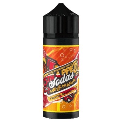 Strapped Sodas 100ML Shortfill-Twisted Orange Cola-vapeukwholesale