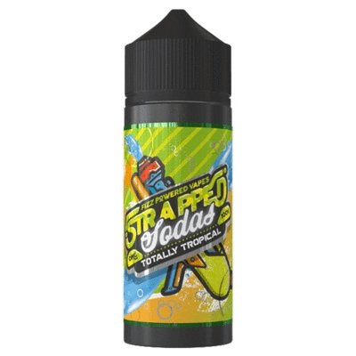 Strapped Sodas 100ML Shortfill-Totally Tropical-vapeukwholesale