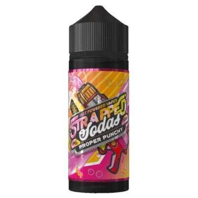 Strapped Sodas 100ML Shortfill-Proper Punchy-vapeukwholesale