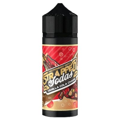 Strapped Sodas 100ML Shortfill-Vanilla Cola Chaos-vapeukwholesale