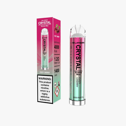 Super Crystal Xtreme Max 4000 Disposable Vape Pod Puff Device-Fizzy Cherry-vapeukwholesale