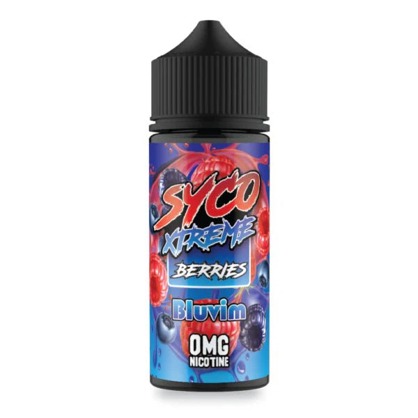 Syco Xtreme E-liquids 100ml Shortfill-Bluvim (Berries)-vapeukwholesale