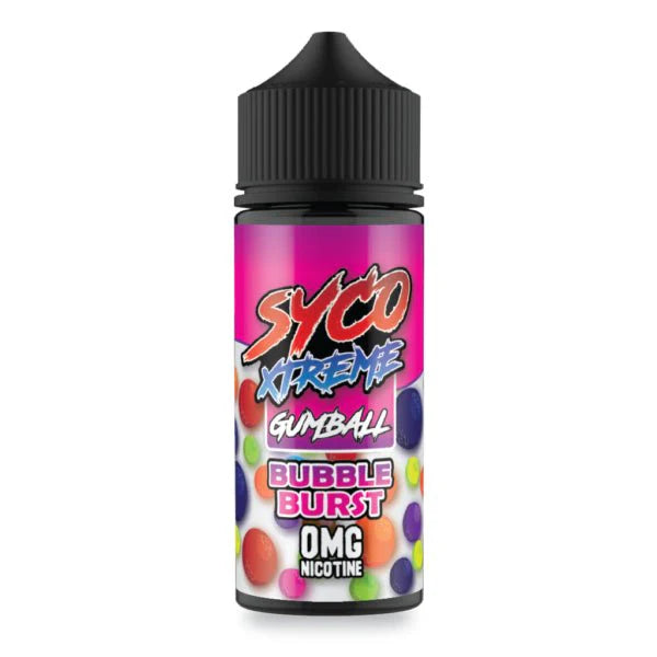 Syco Xtreme E-liquids 100ml Shortfill-Bubble Burst (Gumball)-vapeukwholesale